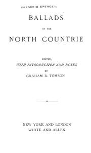 Cover of: Ballads of the north countrie