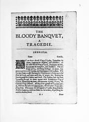 Cover of: The bloody banquet: by T.D. 1620 (?)