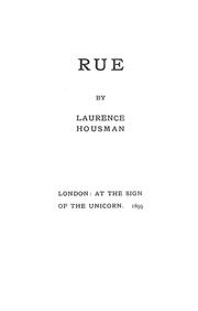 Cover of: Rue
