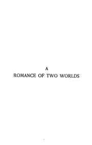 Cover of: A romance of two worlds
