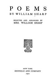 Cover of: Poems: by William Sharp