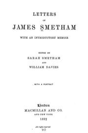 Cover of: Letters of James Smetham: with an introductory memoir