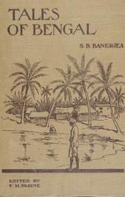 Cover of: Tales of Bengal by S.B. Banerjea