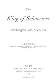 Cover of: The king of Schnorrers by Israel Zangwill