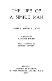 Cover of: The life of a simple man