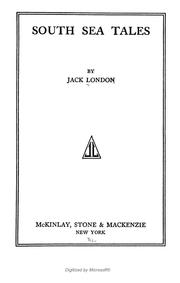 Cover of: South Sea tales by Jack London
