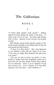 Cover of: The Californians