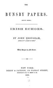 Cover of: The Bunsby papers: Irish echoes