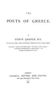 Cover of: The poets of Greece