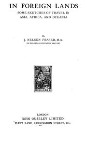 Cover of: In foreign lands by James Nelson Fraser