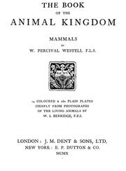 Cover of: The book of the animal kingdom by W. Percival Westell