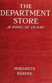 Cover of: The department store: a novel of today