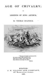 Cover of: Age of chivalry by Thomas Bulfinch