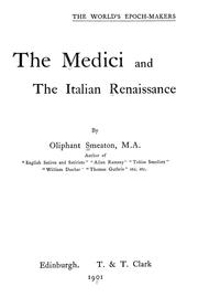 Cover of: The Medici and the Italian renaissance