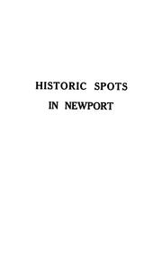 Cover of: Historic spots in Newport by Edith May Tilley