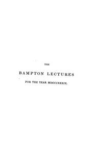 Cover of: An analytical examination into the character, value, and just application of the writings of the Christian fathers during the ante-Nicene period: Being the Bampton lectures for the year MDCCCXXXIX