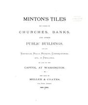 Cover of: Minton's tiles for floors of churches, banks and other public buildings by Miller & Coates.