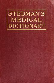 Cover of: A practical medical dictionary ... by Thomas Lathrop Stedman