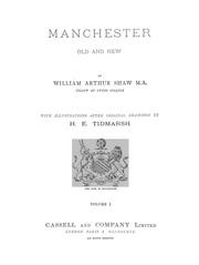 Cover of: Manchester old and new