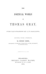 Cover of: The poetical works of Thomas Gray