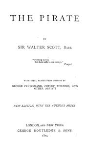 Cover of: The pirate by Sir Walter Scott
