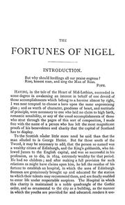 Cover of: The fortunes of Nigel by Sir Walter Scott