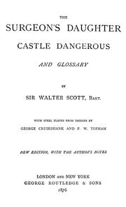 Cover of: The surgeon's daughter by Sir Walter Scott