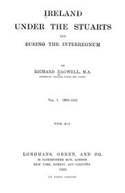 Cover of: Ireland under the Stuarts and during the interregnum by Richard Bagwell