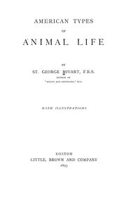 Cover of: American types of animal life by St. George Jackson Mivart