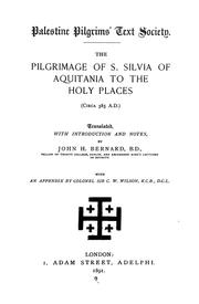 Cover of: The library of the Palestine Pilgrims' Text Society