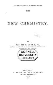 Cover of: The new chemistry