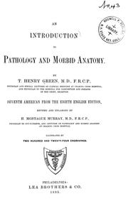 Cover of: An introduction to pathology and morbid anatomy