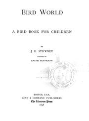 Cover of: Bird world: a bird book for children
