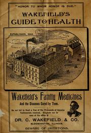 Cover of: Wakefield's guide to health. by Dr. C. Wakefield & Co.