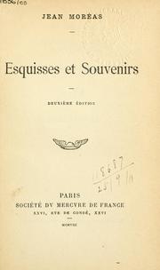 Cover of: Esquisses et Souvenirs.