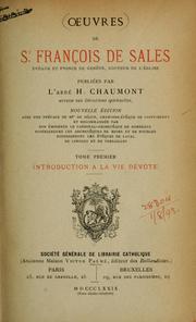 Cover of: Oeuvres.: Publiées par H. Chaumont.  Nouv. éd. avec une préf. de Mgr. de Ségur.