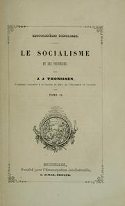 Cover of: Le socialisme et ses promesses