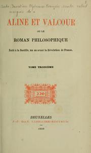Cover of: Aline et Valcour by Marquis de Sade
