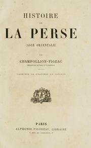 Cover of: Histoire de la Perse: (Asie orientale)