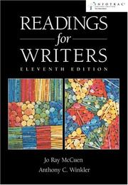 Cover of: Readings for writers