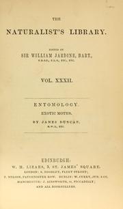 Cover of: Entomology by edited by Sir William Jardine, bart., F.R.S.E., F.L.S., etc. etc.