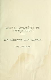 Cover of: La légende des siècles
