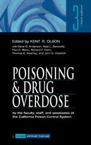 Cover of: Poisoning & Drug Overdose (Lange Clinical Manual)