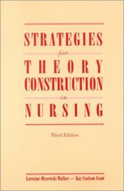 Strategies for theory construction in nursing by Lorraine Olszewski Walker