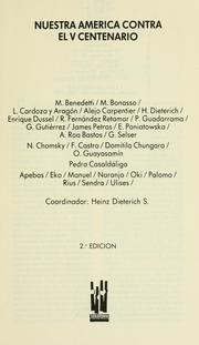 Cover of: Nuestra América contra el V Centenario by M. Benedetti ... [et al.] ; coordinador, Heinz Dieterich S.