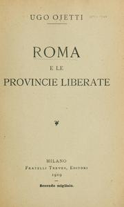 Cover of: Roma e le provincie liberat