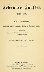 Johannes Janssen, 1829 [i. e. achtzehnhundertneunundzwanzig] - 1891 [i. e. achtzehnhunderteinundneunzig] by Pastor, Ludwig Freiherr von