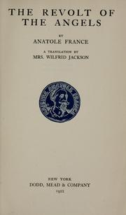 Cover of: The revolt of the angels