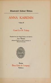 Cover of: Anna Karénin by Лев Толстой