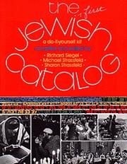 Cover of: first Jewish catalog: a do-it-yourself kit
